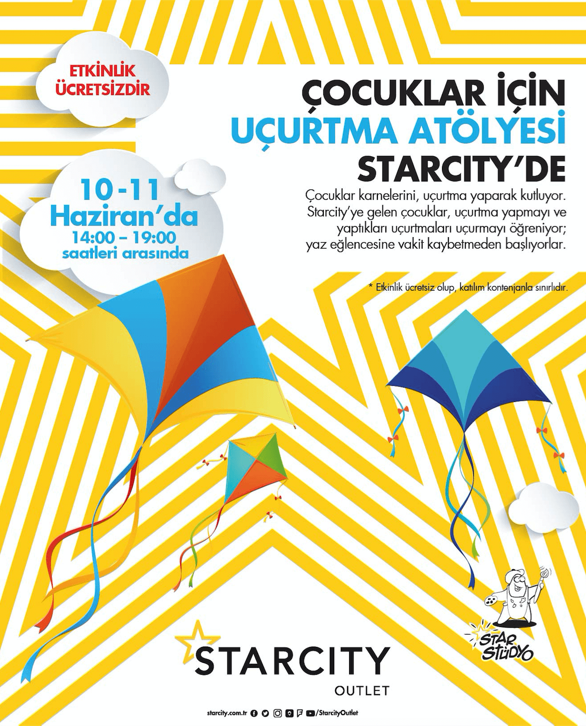 Çocuklar İçin Uçurtma Atölyesi