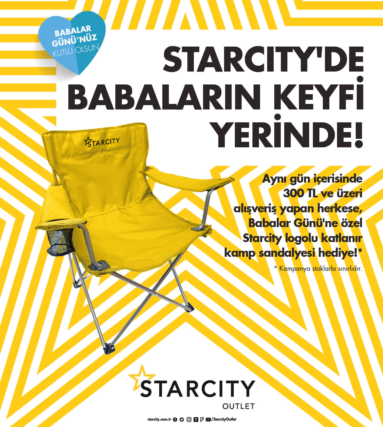 Starcity'de Babaların Keyfi Yerinde