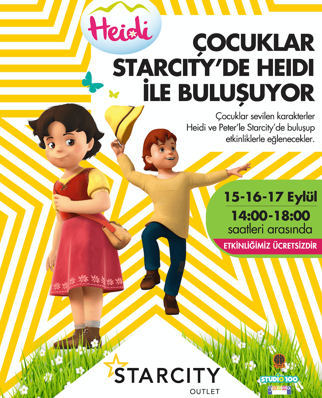 Çocuklar Starcity'de Heidi İle Buluşuyor