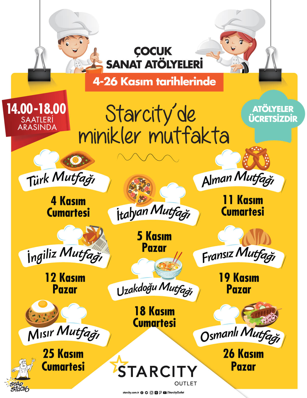 Çocuk Sanat Atölyeleri - Kasım