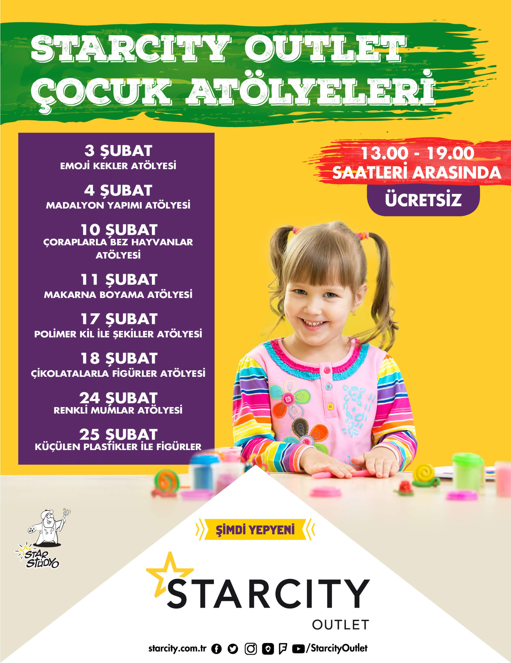 ÇOCUK ATÖLYELERİ - ŞUBAT