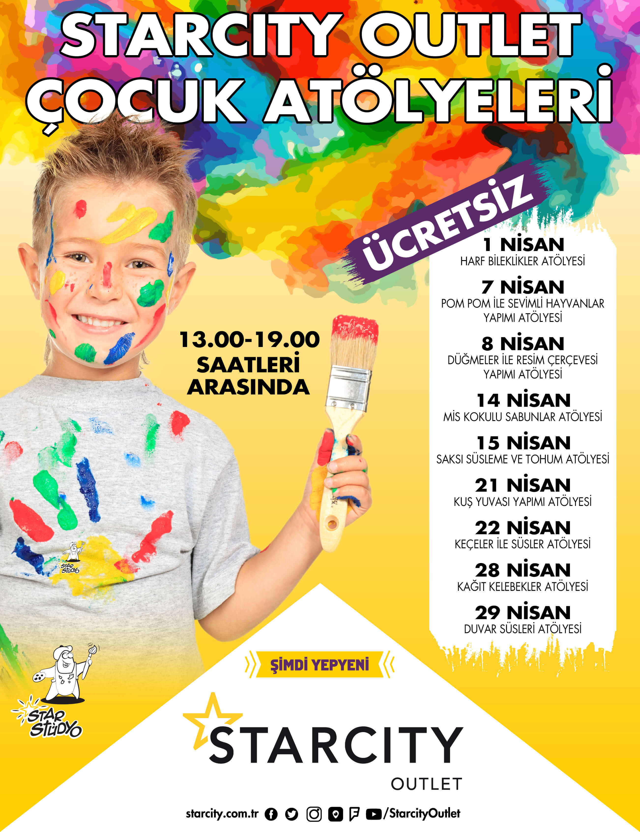 ÇOCUK ATÖLYELERİ NİSAN