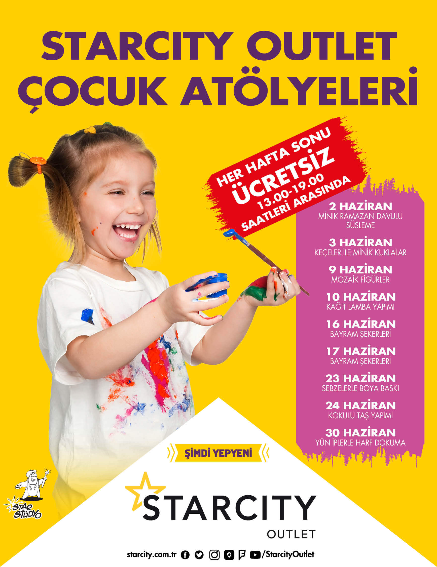 ÇOCUK ATÖLYELERİ HAZİRAN