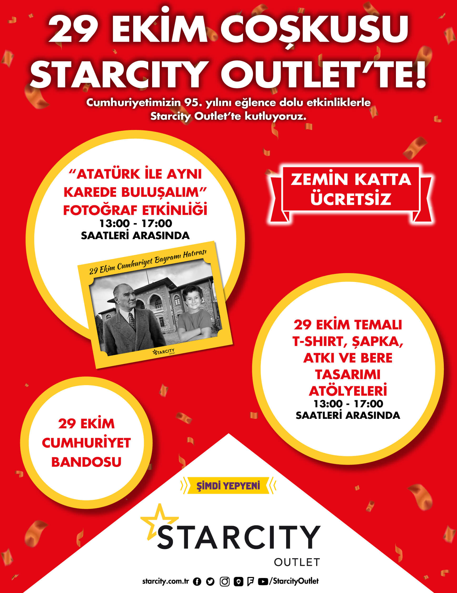 29 EKİM COŞKUSU STARCITY OUTLET'TE