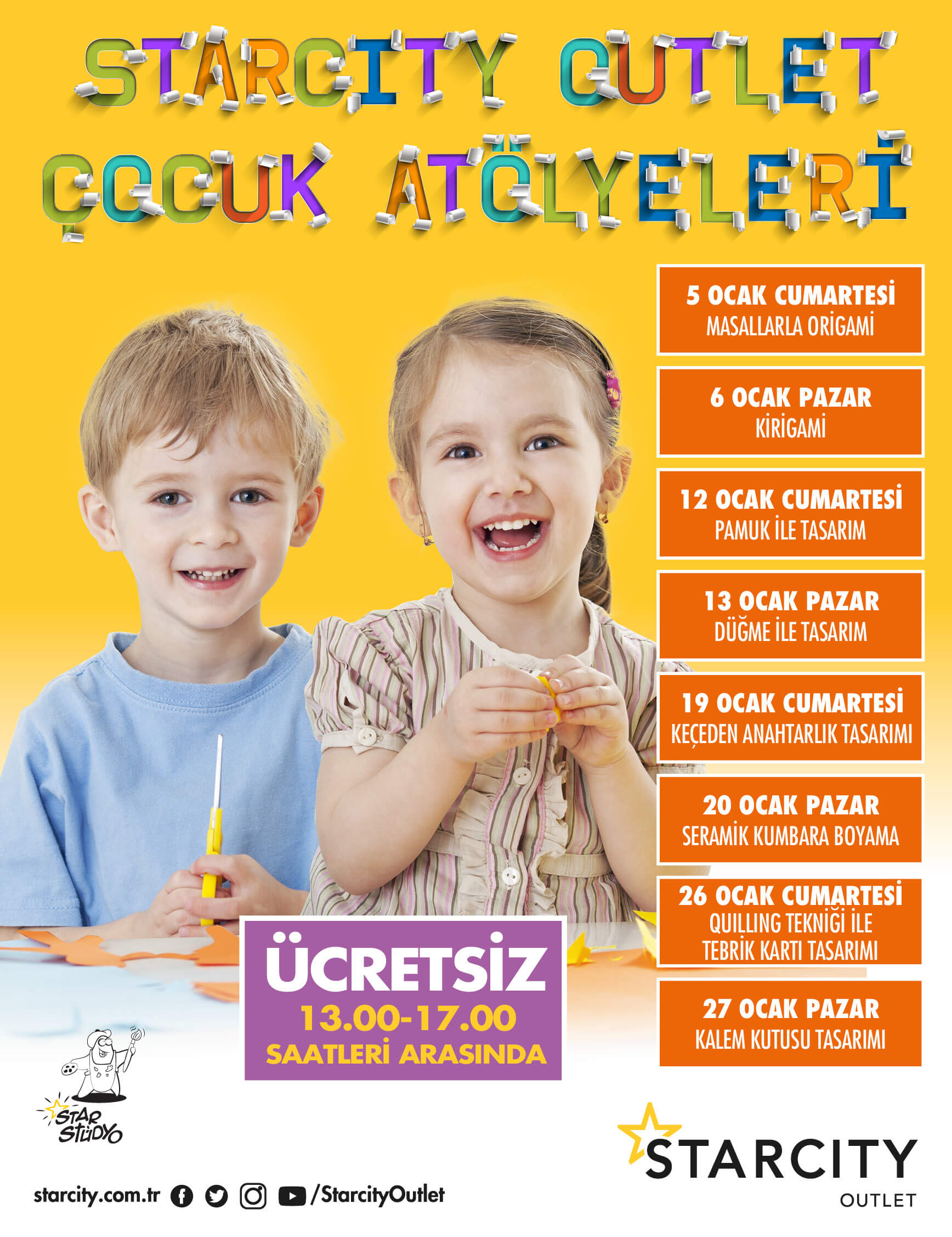 ÇOCUK ATÖLYELERİ – OCAK’19