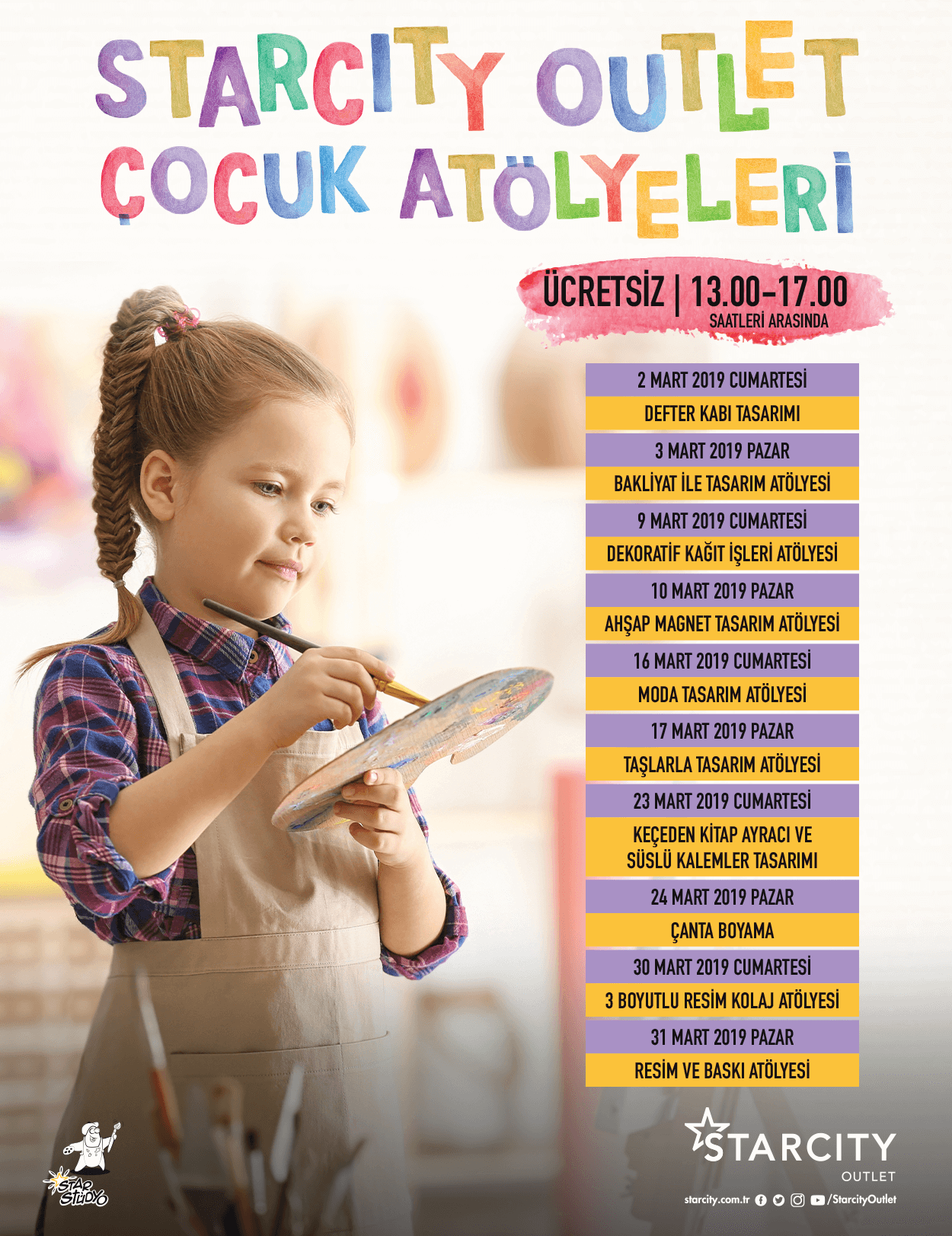 ÇOCUK ATÖLYELERİ - 2 - 31 MART