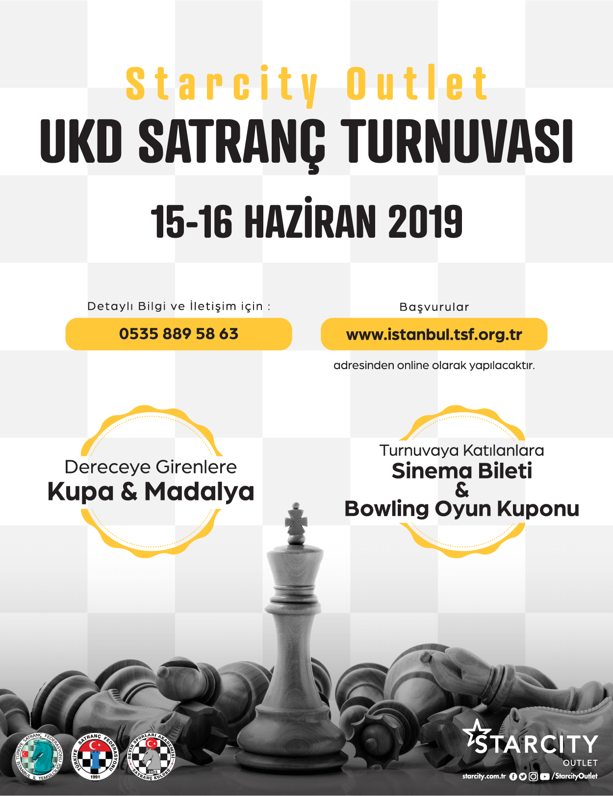 Starcity Outlet UKD Satranç Turnuvası 