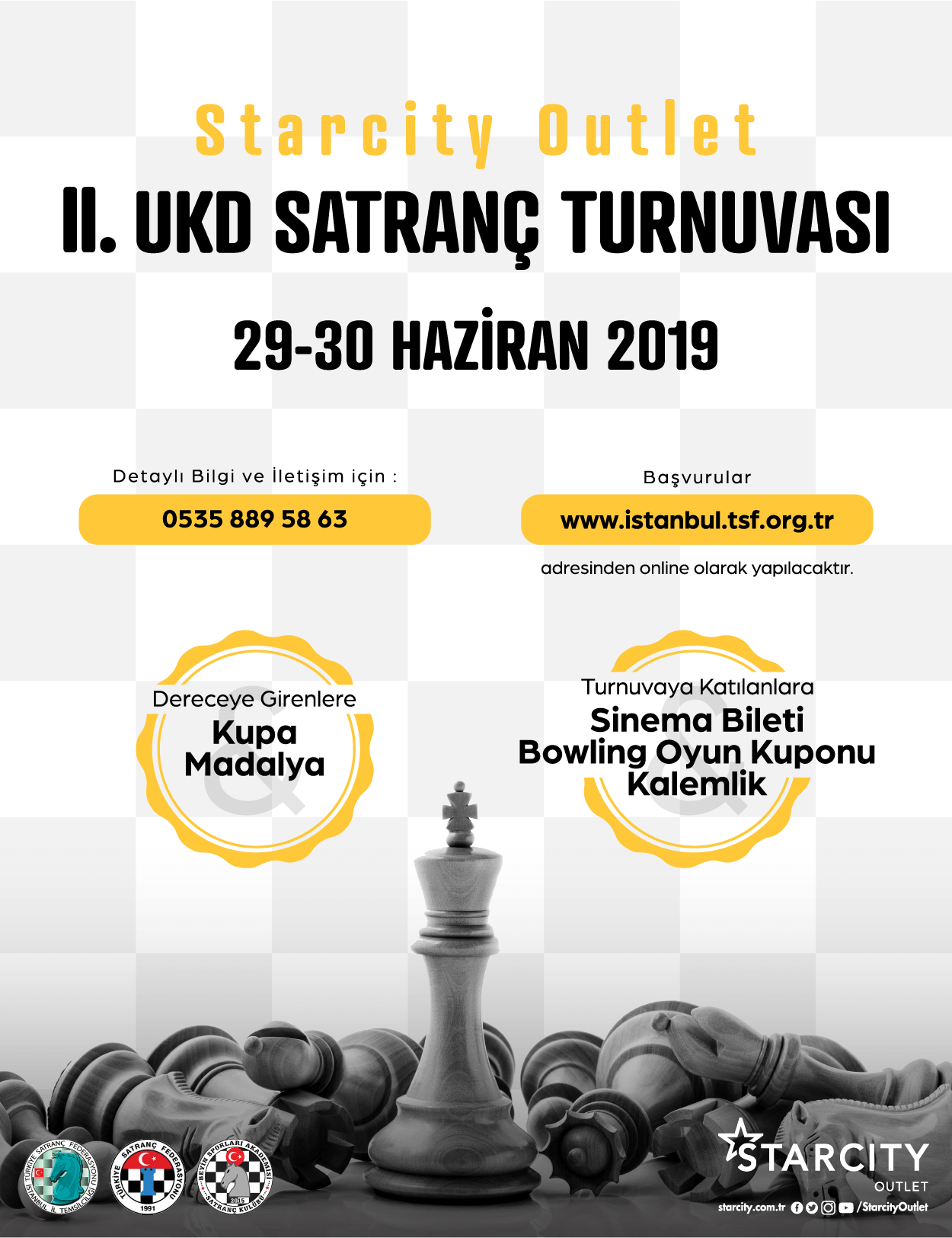 Starcity Outlet UKD Satranç Turnuvası 