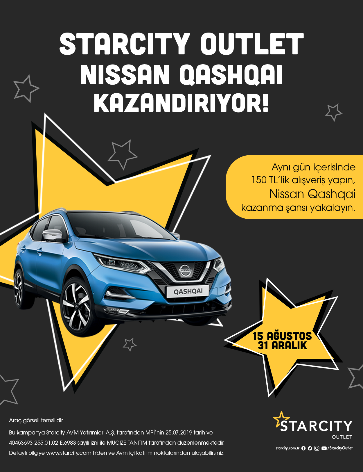 Starcity Outlet Nissan Qashqai Kazandırıyor !