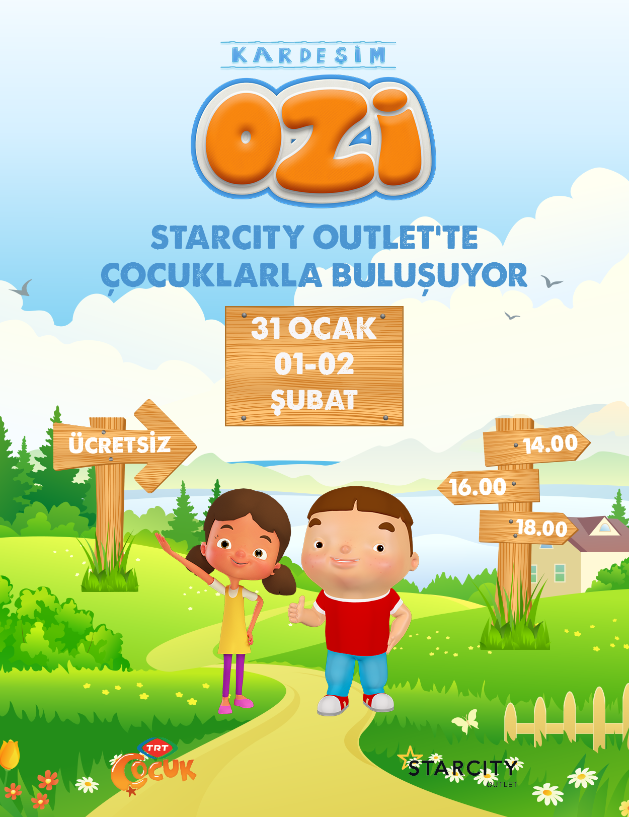 "KARDEŞİM OZİ" STARCITY OUTLET’E GELİYOR !