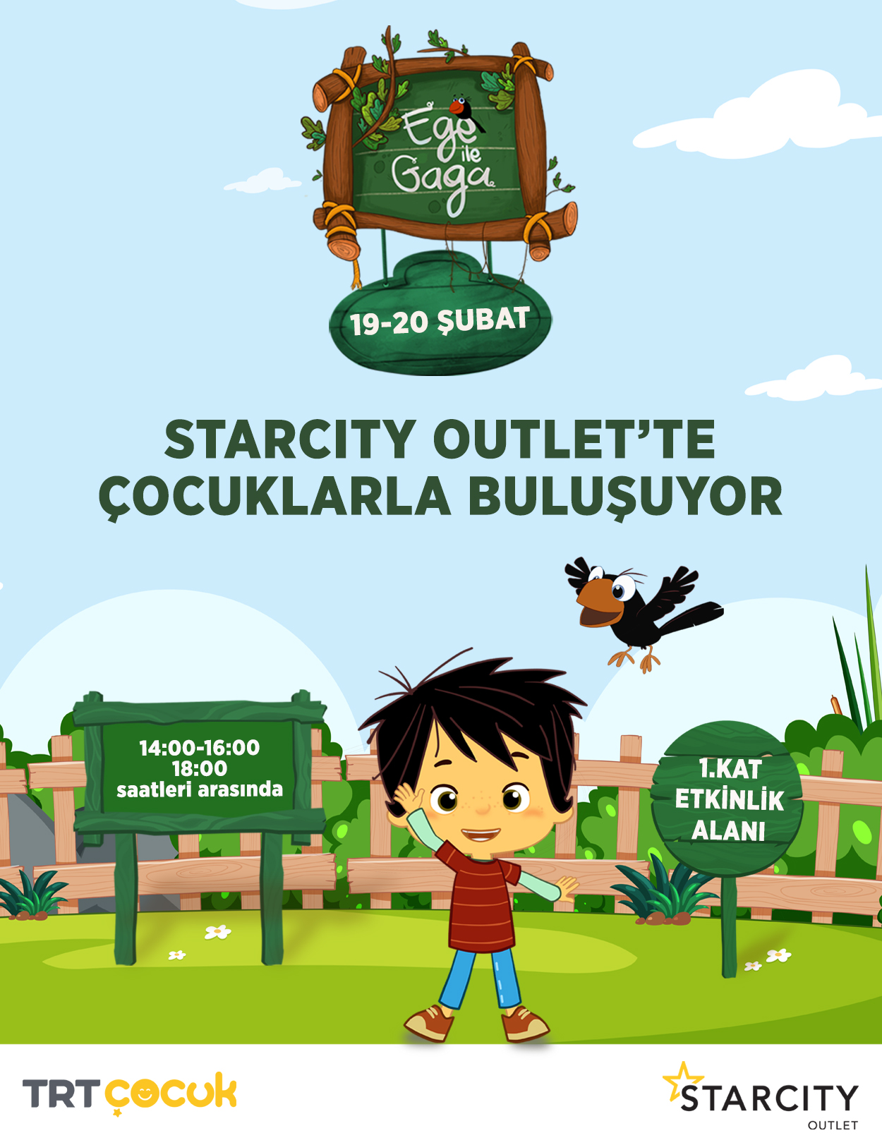 EGE İLE GAGA STARCITY OUTLET’E GELİYOR!