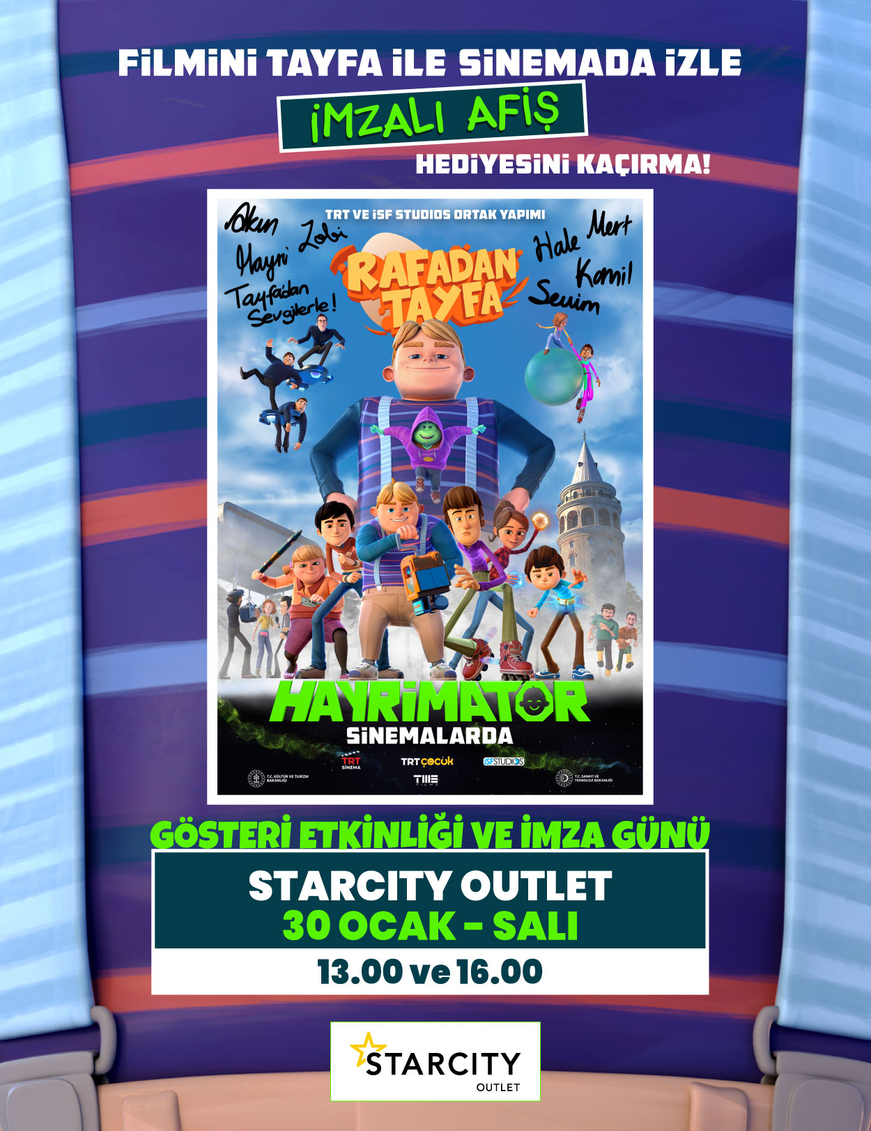 RAFADAN TAYFA HAYRİMATÖR, SAHNE GÖSTERİSİ VE İMZA GÜNÜ STARCITY OUTLET’TE