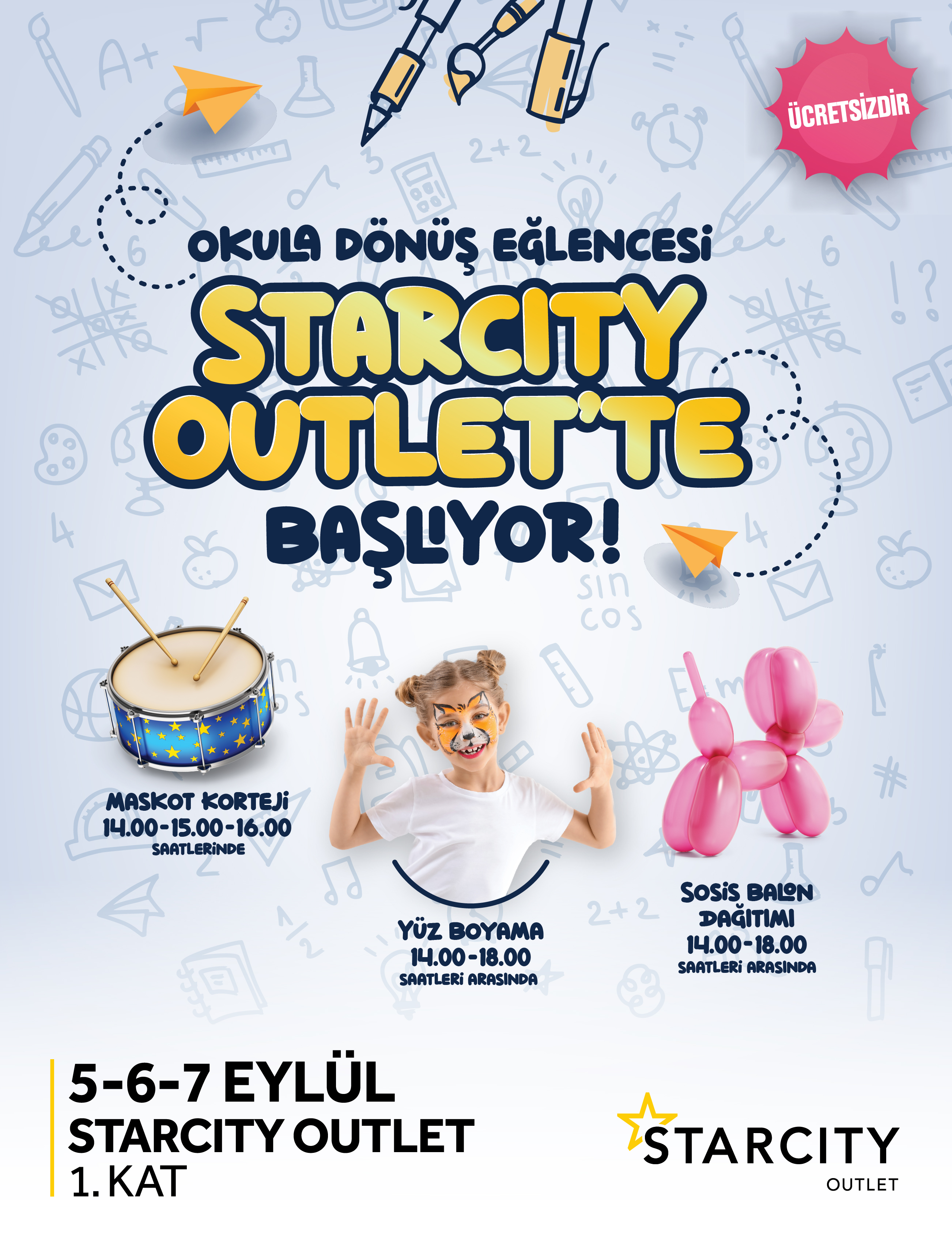 Okula Dönüş Eğlencesi Starcity Outlet'te Başlıyor!